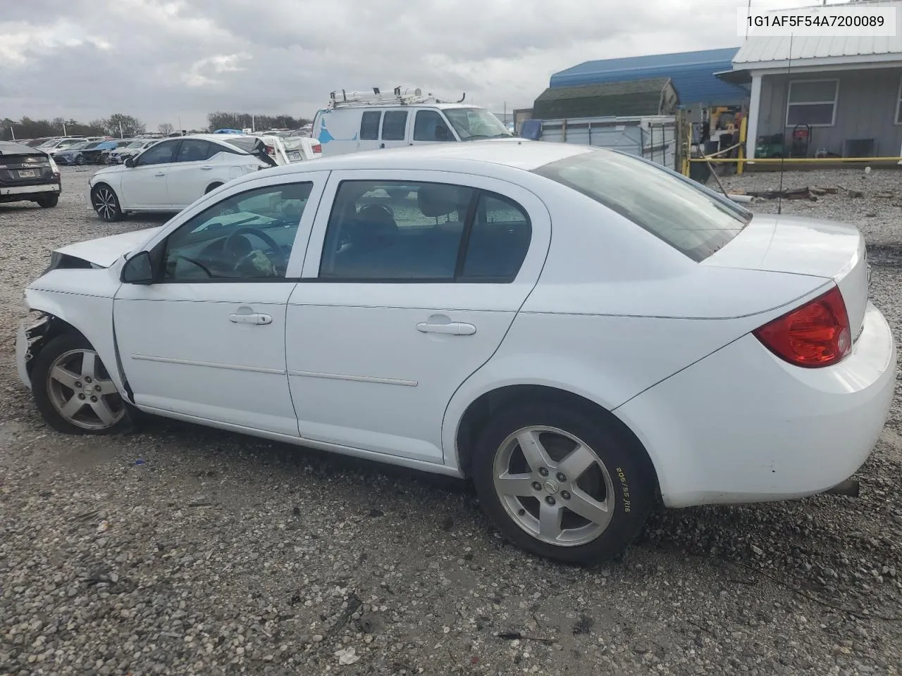 2010 Chevrolet Cobalt 2Lt VIN: 1G1AF5F54A7200089 Lot: 78692834