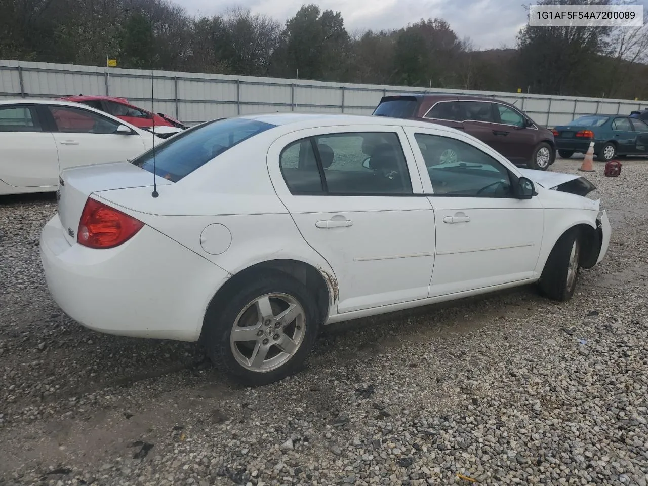 2010 Chevrolet Cobalt 2Lt VIN: 1G1AF5F54A7200089 Lot: 78692834