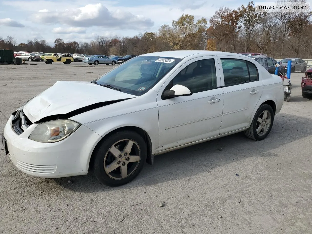 2010 Chevrolet Cobalt 2Lt VIN: 1G1AF5F54A7181592 Lot: 78803694