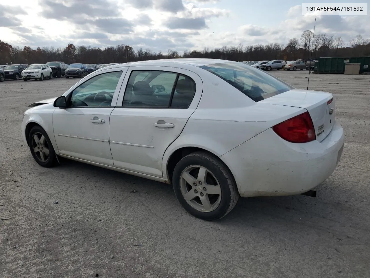 2010 Chevrolet Cobalt 2Lt VIN: 1G1AF5F54A7181592 Lot: 78803694