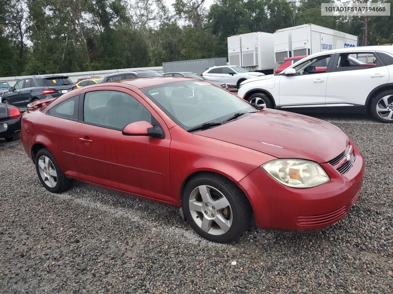 2010 Chevrolet Cobalt 1Lt VIN: 1G1AD1F51A7194668 Lot: 79792904