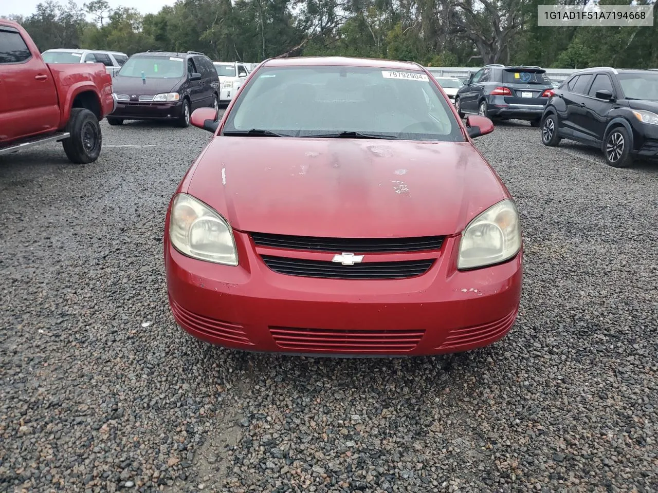 2010 Chevrolet Cobalt 1Lt VIN: 1G1AD1F51A7194668 Lot: 79792904