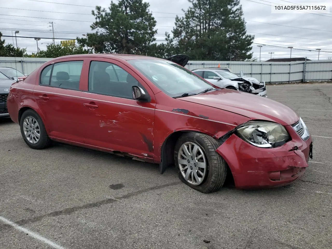 2010 Chevrolet Cobalt 1Lt VIN: 1G1AD5F55A7115672 Lot: 80193884