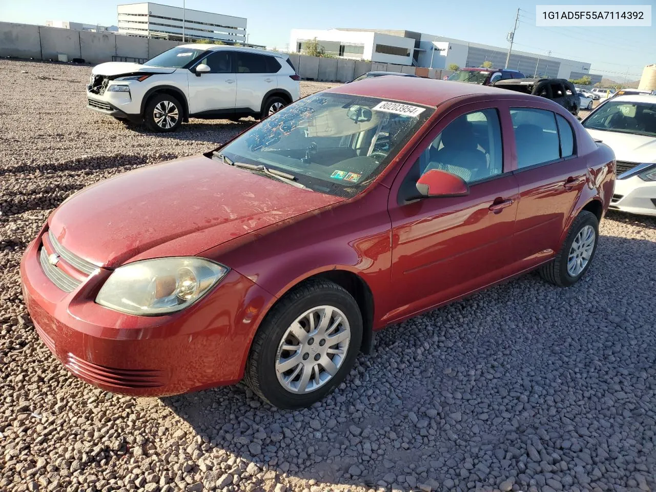 2010 Chevrolet Cobalt 1Lt VIN: 1G1AD5F55A7114392 Lot: 80203954