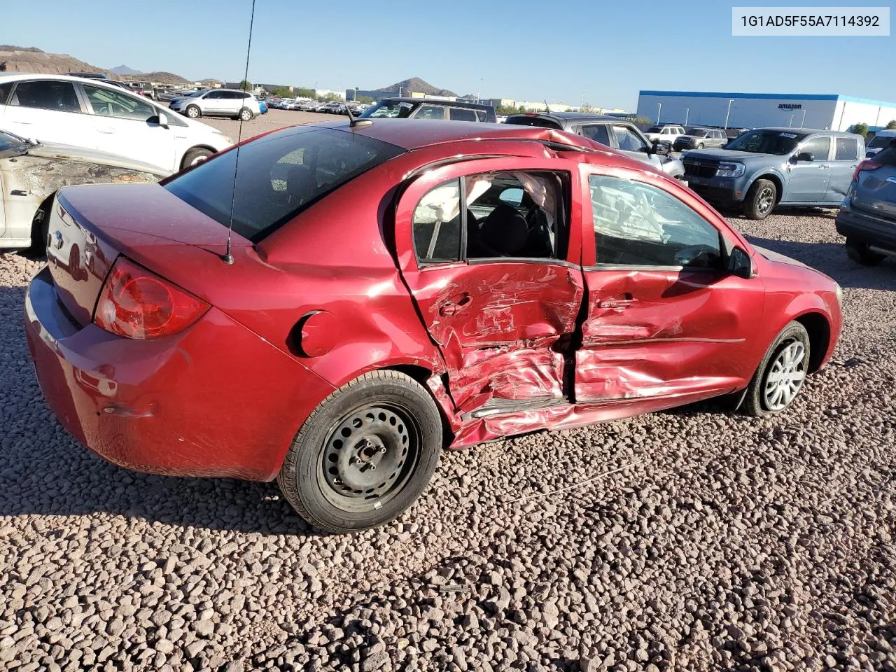 2010 Chevrolet Cobalt 1Lt VIN: 1G1AD5F55A7114392 Lot: 80203954