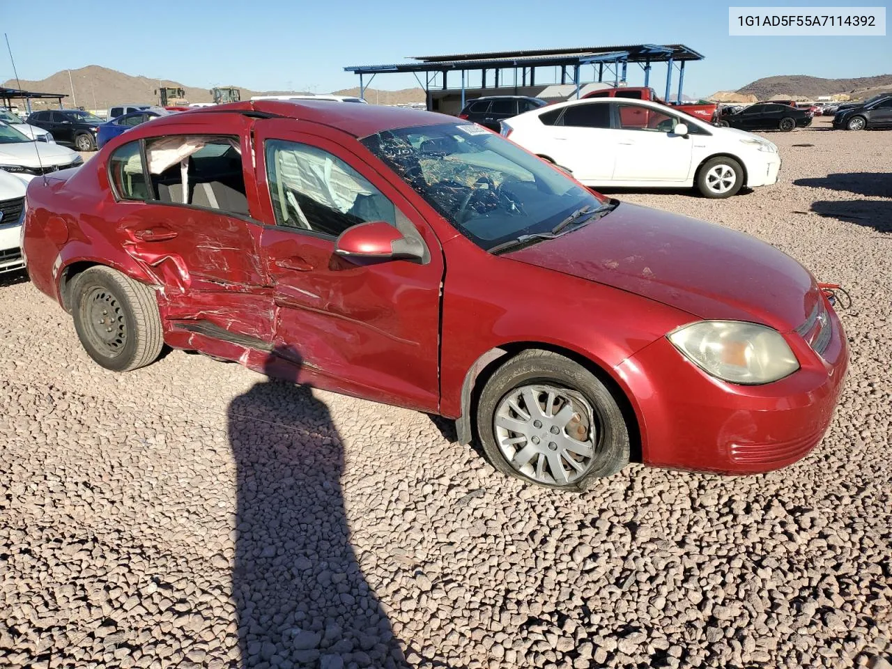 2010 Chevrolet Cobalt 1Lt VIN: 1G1AD5F55A7114392 Lot: 80203954