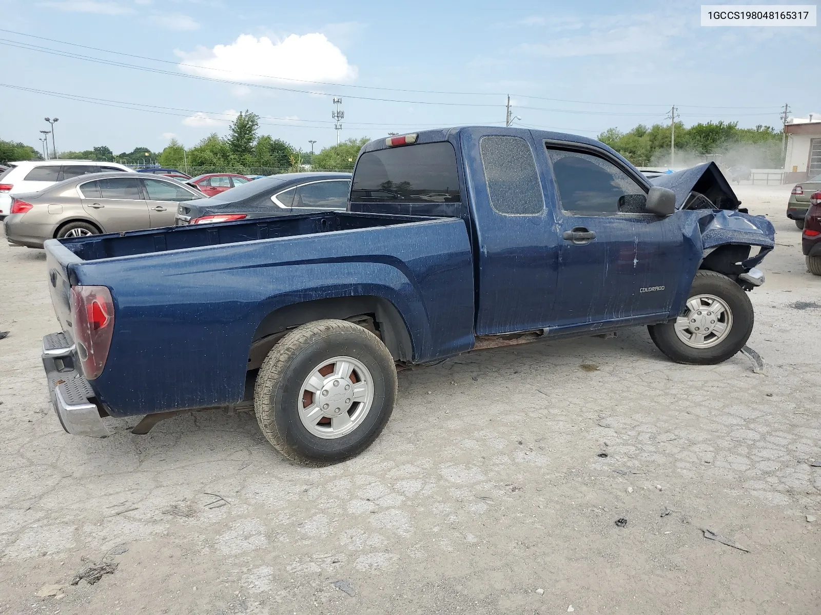 2004 Chevrolet Colorado VIN: 1GCCS198048165317 Lot: 63437324