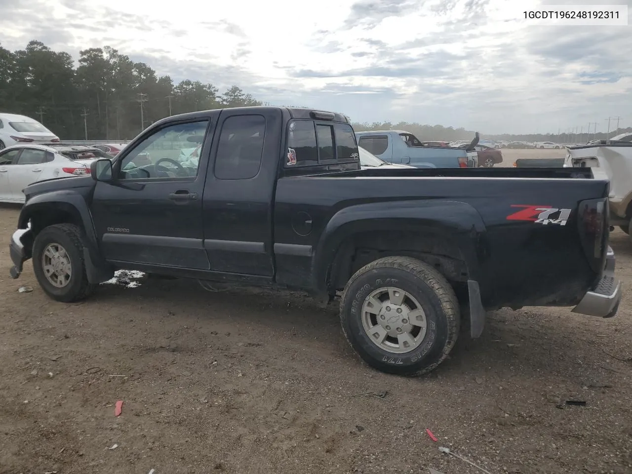 2004 Chevrolet Colorado VIN: 1GCDT196248192311 Lot: 70723174