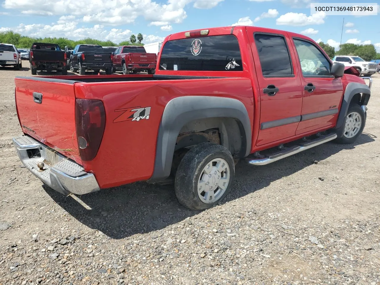 2004 Chevrolet Colorado VIN: 1GCDT136948173943 Lot: 71307764