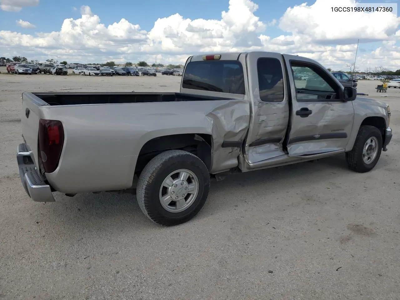 2004 Chevrolet Colorado VIN: 1GCCS198X48147360 Lot: 72270934