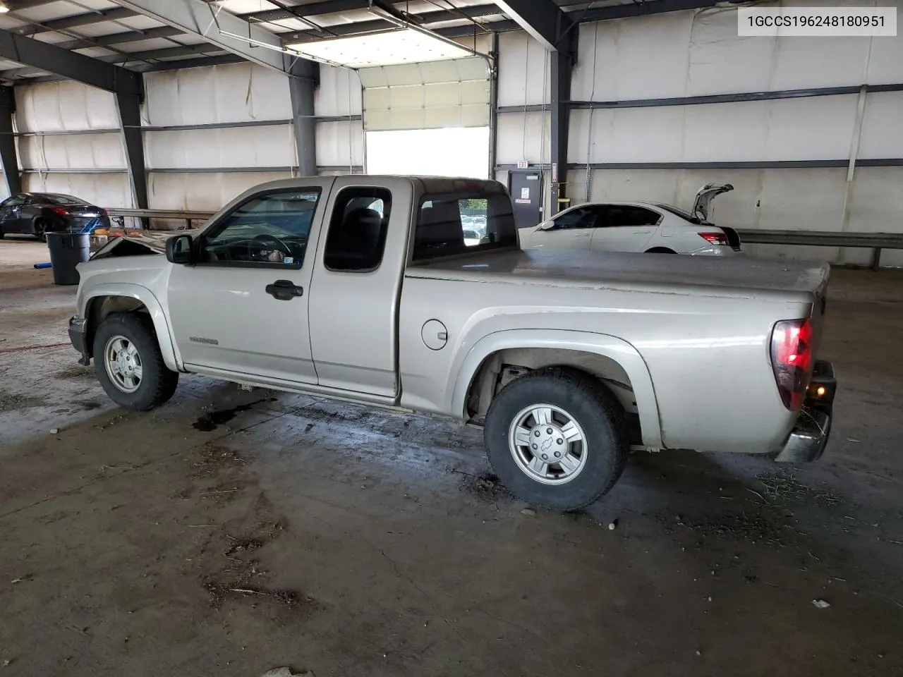 2004 Chevrolet Colorado VIN: 1GCCS196248180951 Lot: 73174014