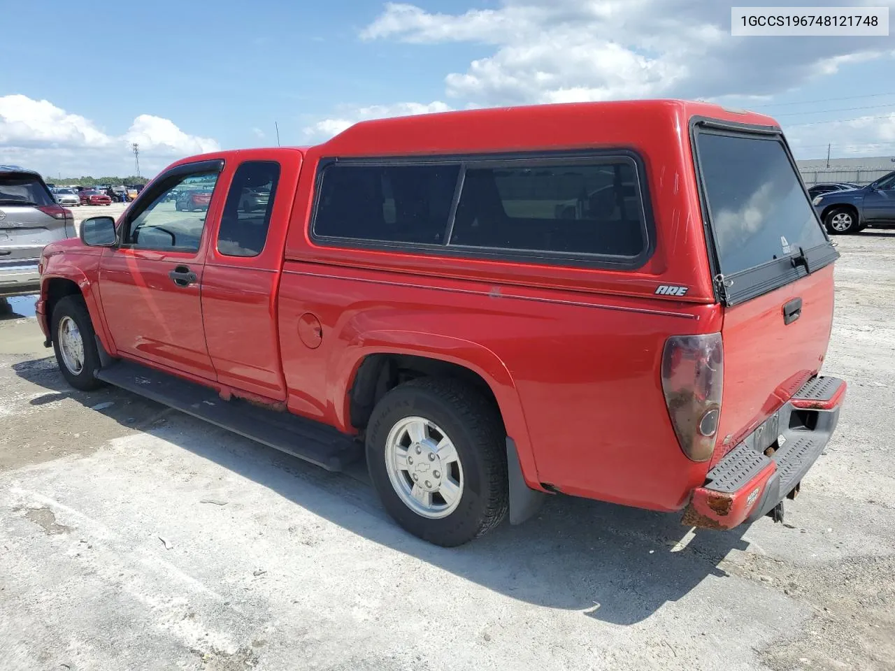 2004 Chevrolet Colorado VIN: 1GCCS196748121748 Lot: 73403834