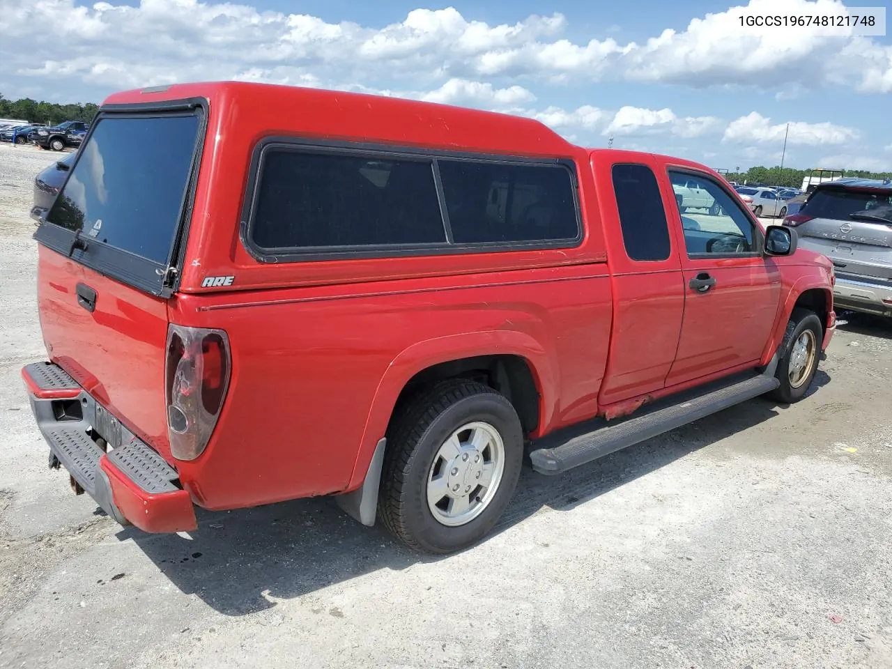 2004 Chevrolet Colorado VIN: 1GCCS196748121748 Lot: 73403834