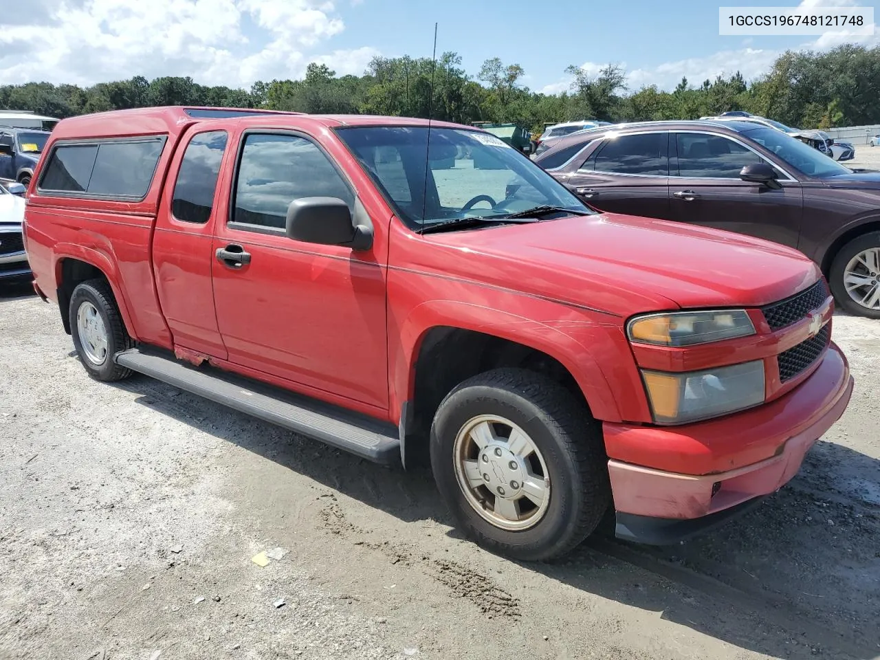 1GCCS196748121748 2004 Chevrolet Colorado