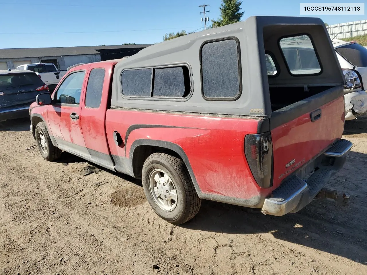 1GCCS196748112113 2004 Chevrolet Colorado