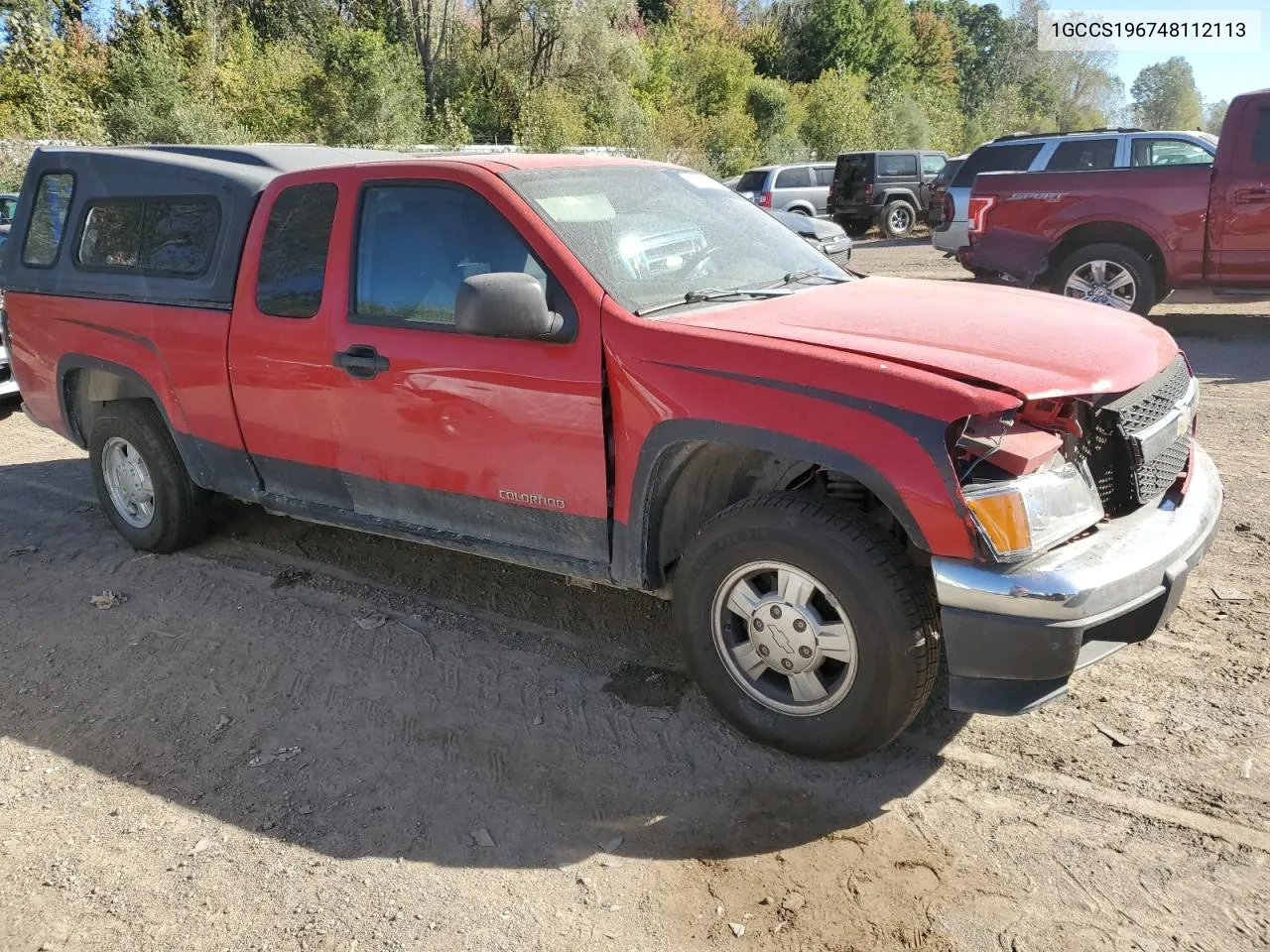 1GCCS196748112113 2004 Chevrolet Colorado