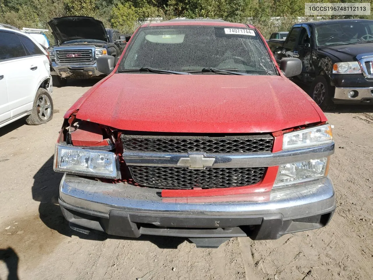 2004 Chevrolet Colorado VIN: 1GCCS196748112113 Lot: 74071744