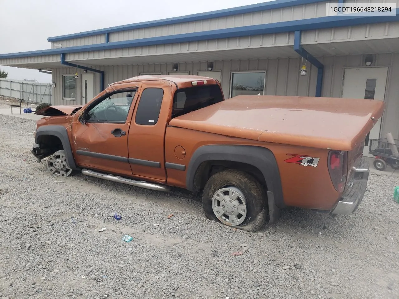 2004 Chevrolet Colorado VIN: 1GCDT196648218294 Lot: 74777894