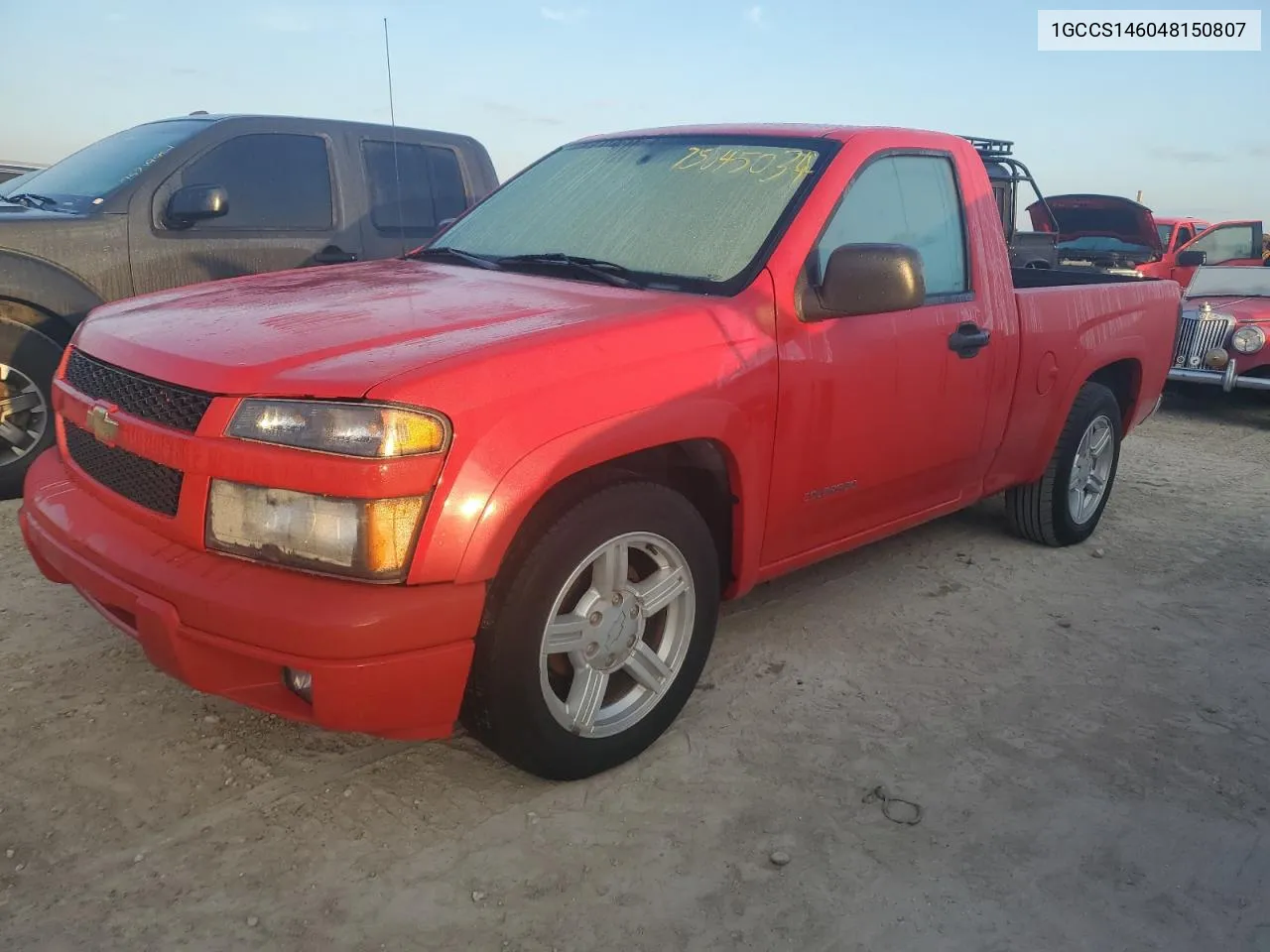 2004 Chevrolet Colorado VIN: 1GCCS146048150807 Lot: 75045034