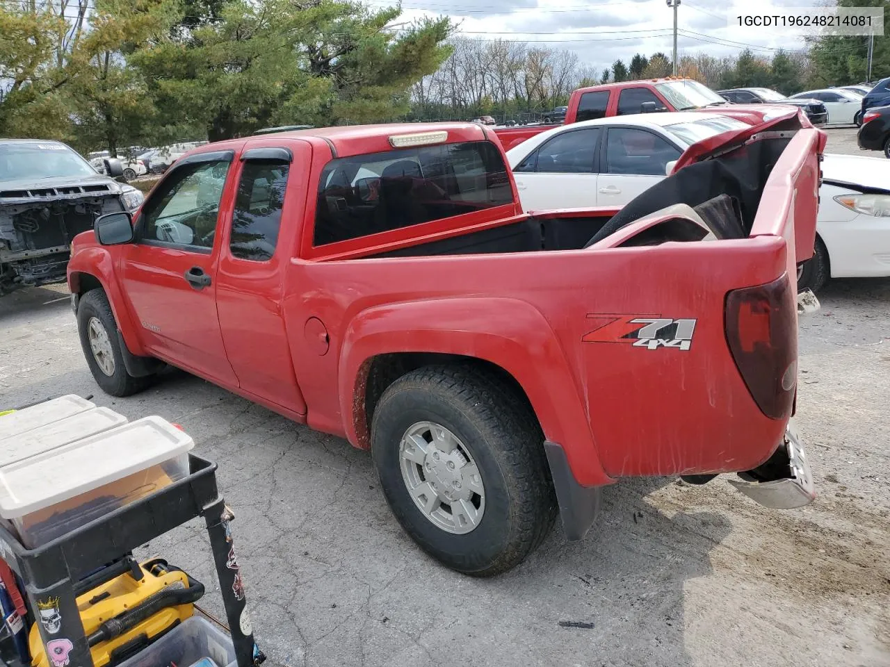 1GCDT196248214081 2004 Chevrolet Colorado