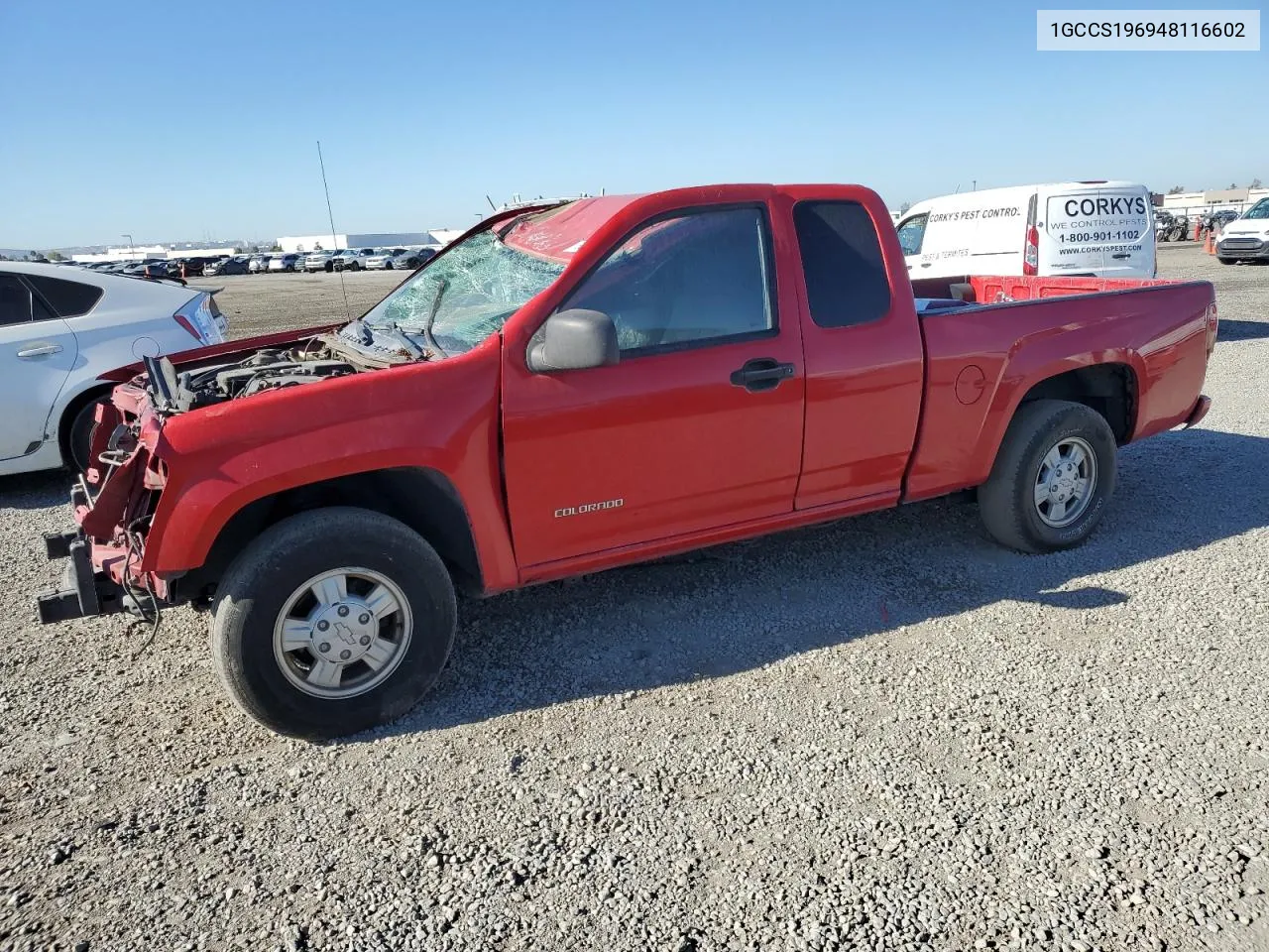 2004 Chevrolet Colorado VIN: 1GCCS196948116602 Lot: 79081374