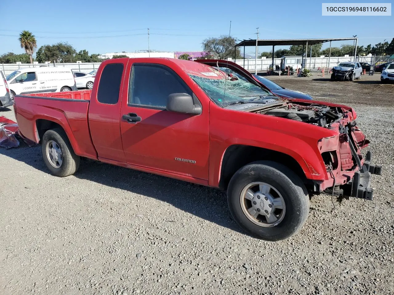 2004 Chevrolet Colorado VIN: 1GCCS196948116602 Lot: 79081374