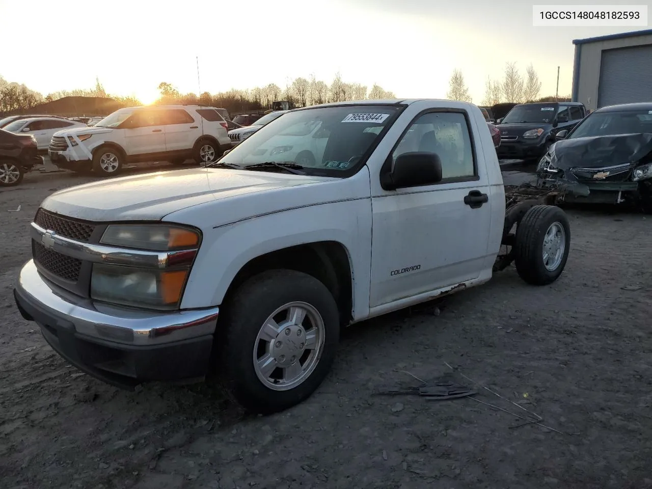 2004 Chevrolet Colorado VIN: 1GCCS148048182593 Lot: 79553844