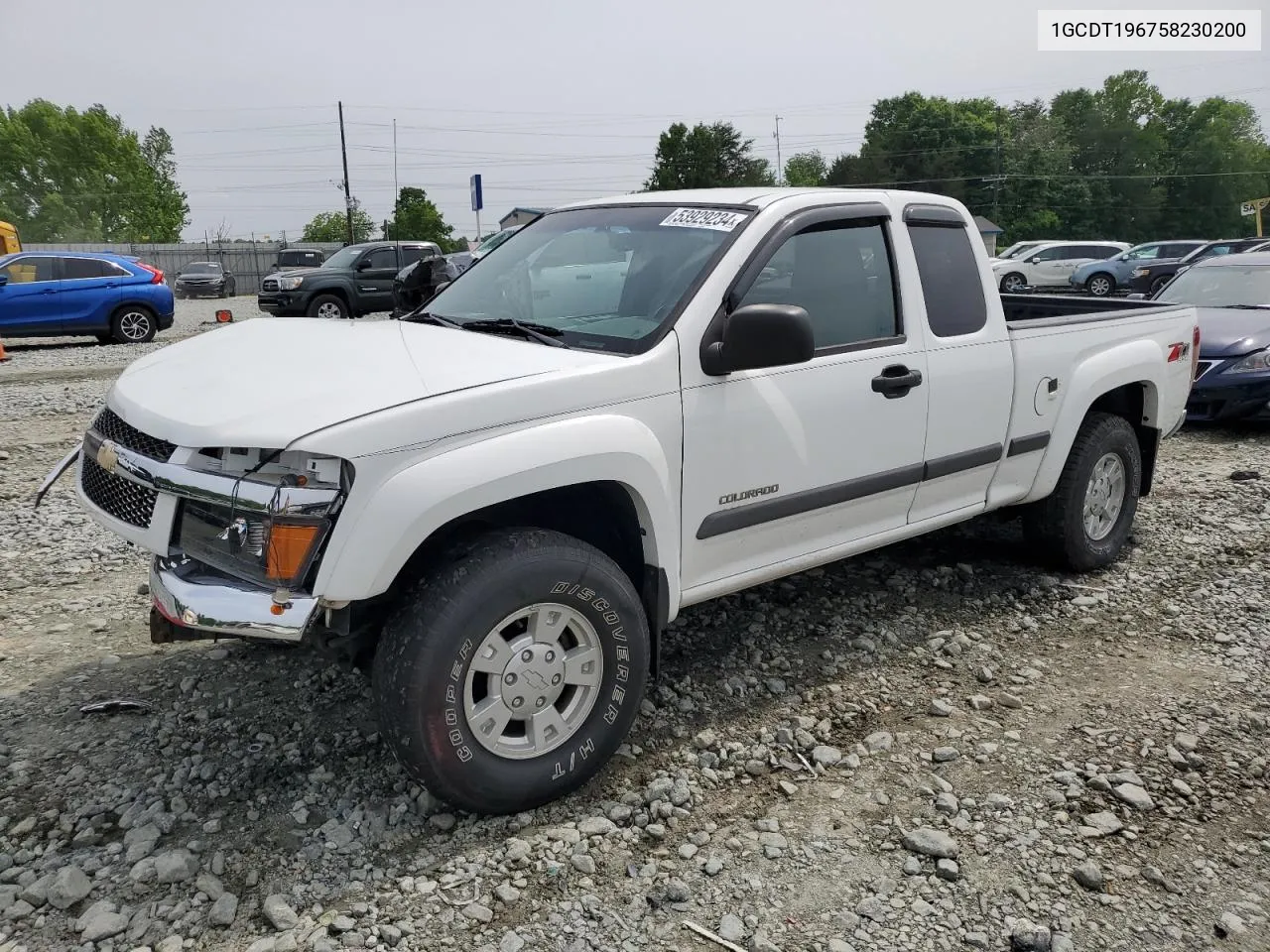 2005 Chevrolet Colorado VIN: 1GCDT196758230200 Lot: 53929234