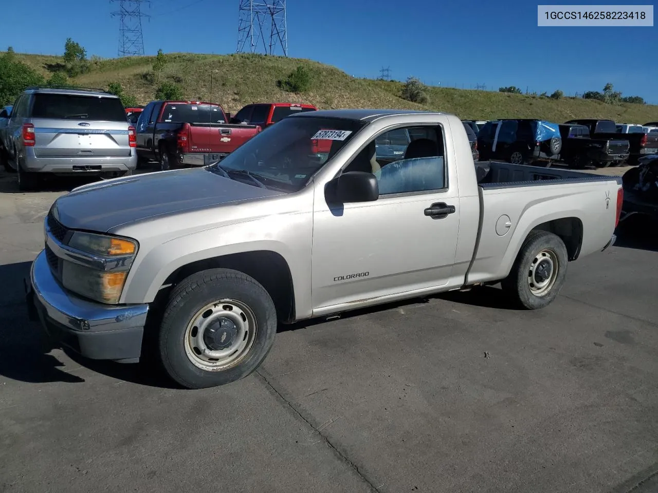 2005 Chevrolet Colorado VIN: 1GCCS146258223418 Lot: 57873194