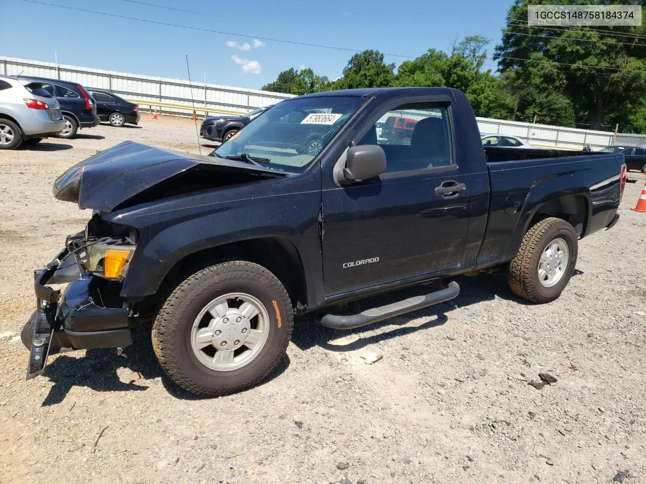 2005 Chevrolet Colorado VIN: 1GCCS148758184374 Lot: 57983664