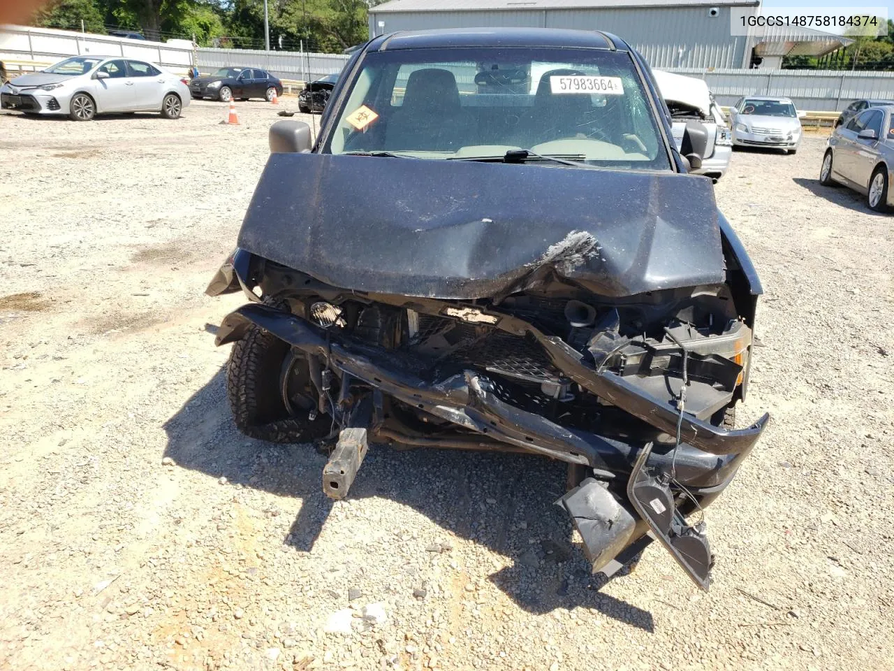 2005 Chevrolet Colorado VIN: 1GCCS148758184374 Lot: 57983664