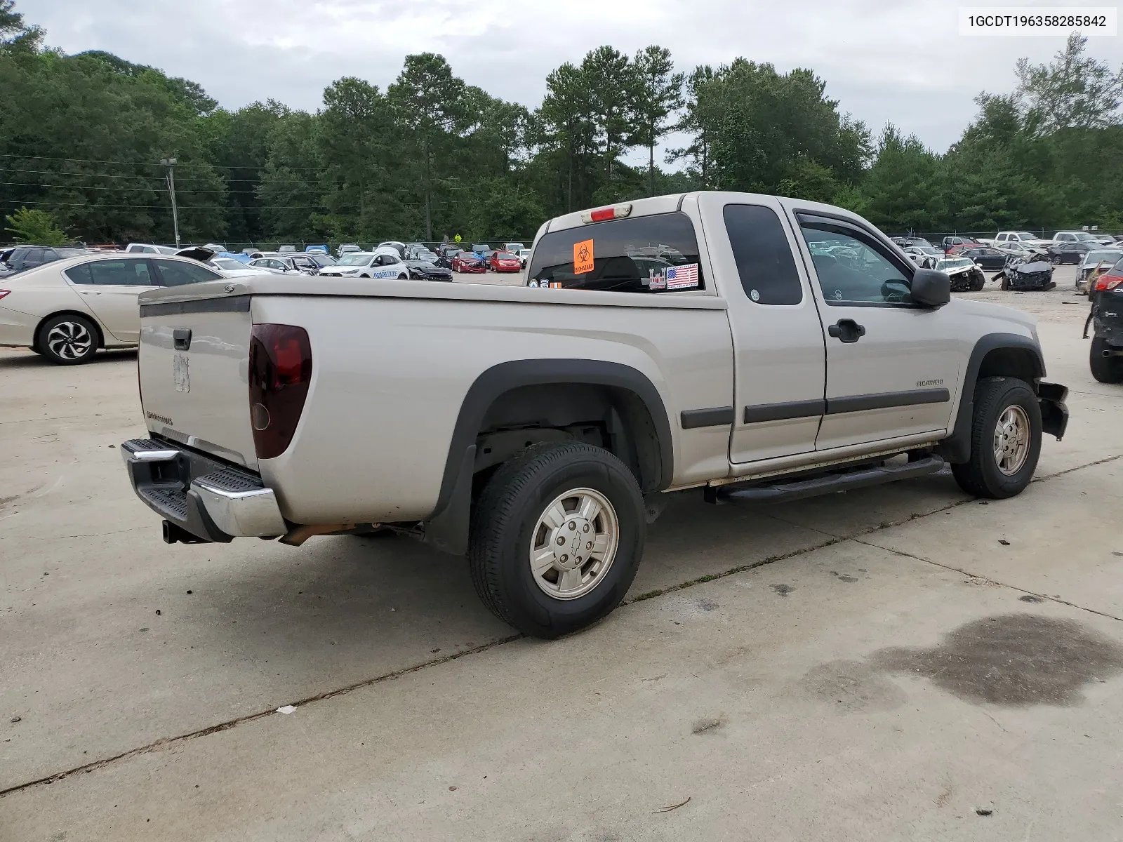 2005 Chevrolet Colorado VIN: 1GCDT196358285842 Lot: 65046794