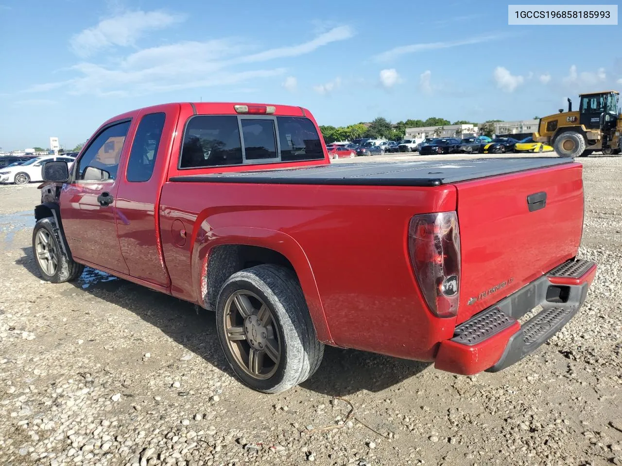 1GCCS196858185993 2005 Chevrolet Colorado