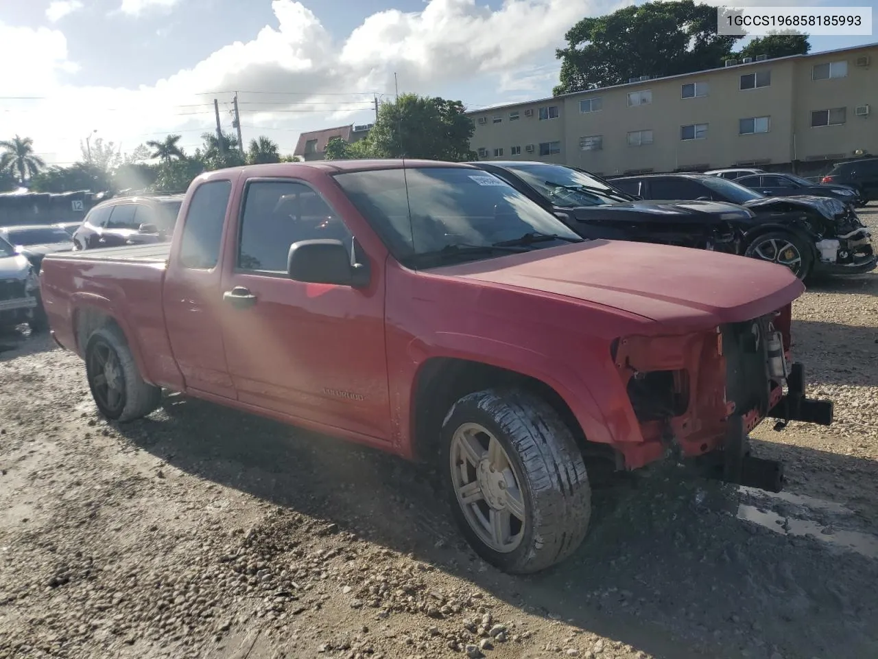 1GCCS196858185993 2005 Chevrolet Colorado