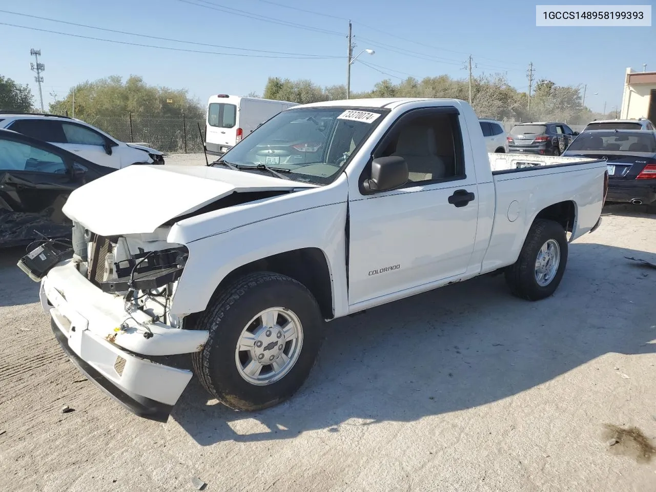 2005 Chevrolet Colorado VIN: 1GCCS148958199393 Lot: 73370074