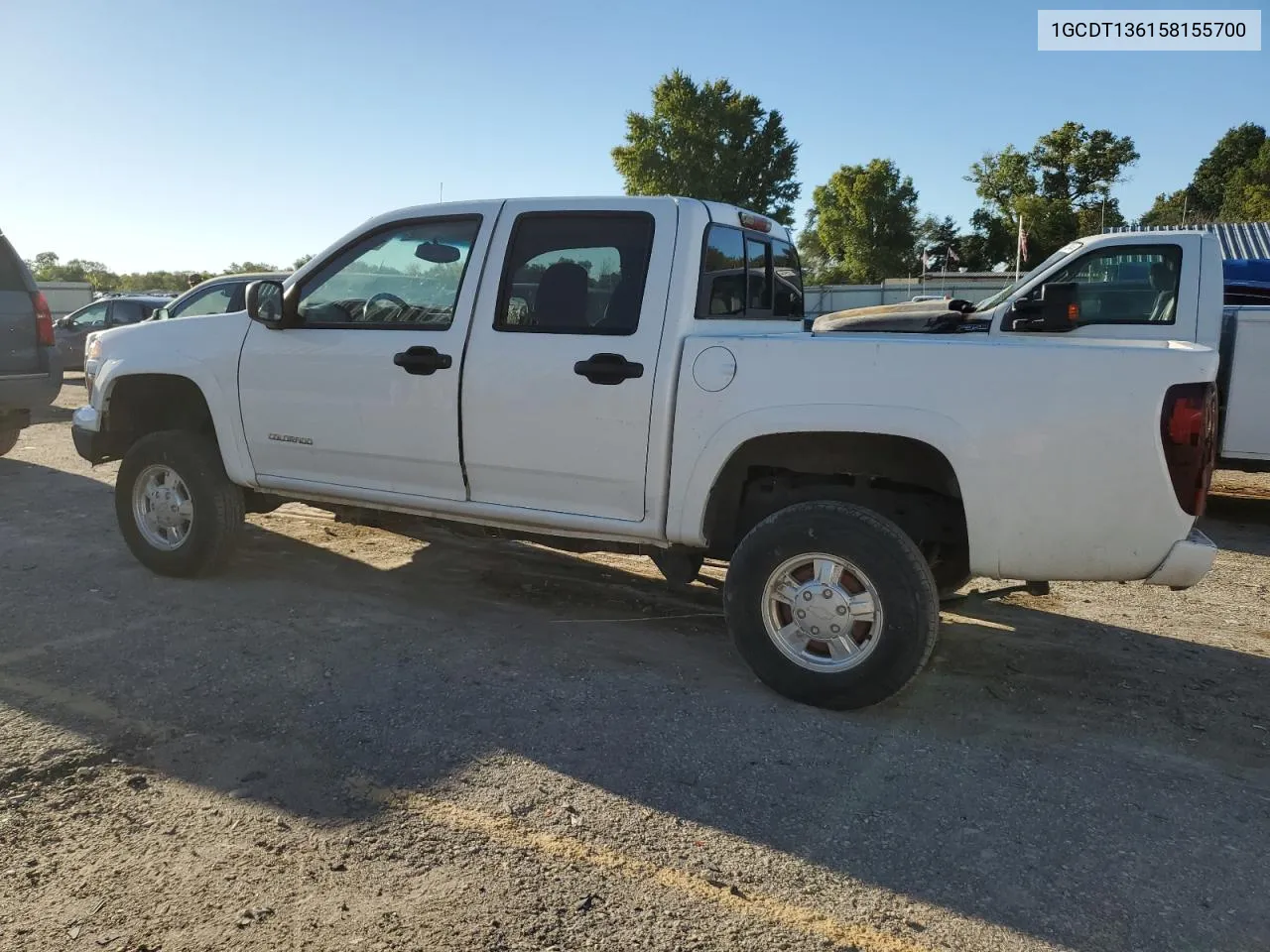 1GCDT136158155700 2005 Chevrolet Colorado