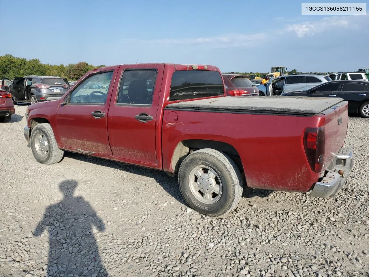 2005 Chevrolet Colorado VIN: 1GCCS136058211155 Lot: 74683674