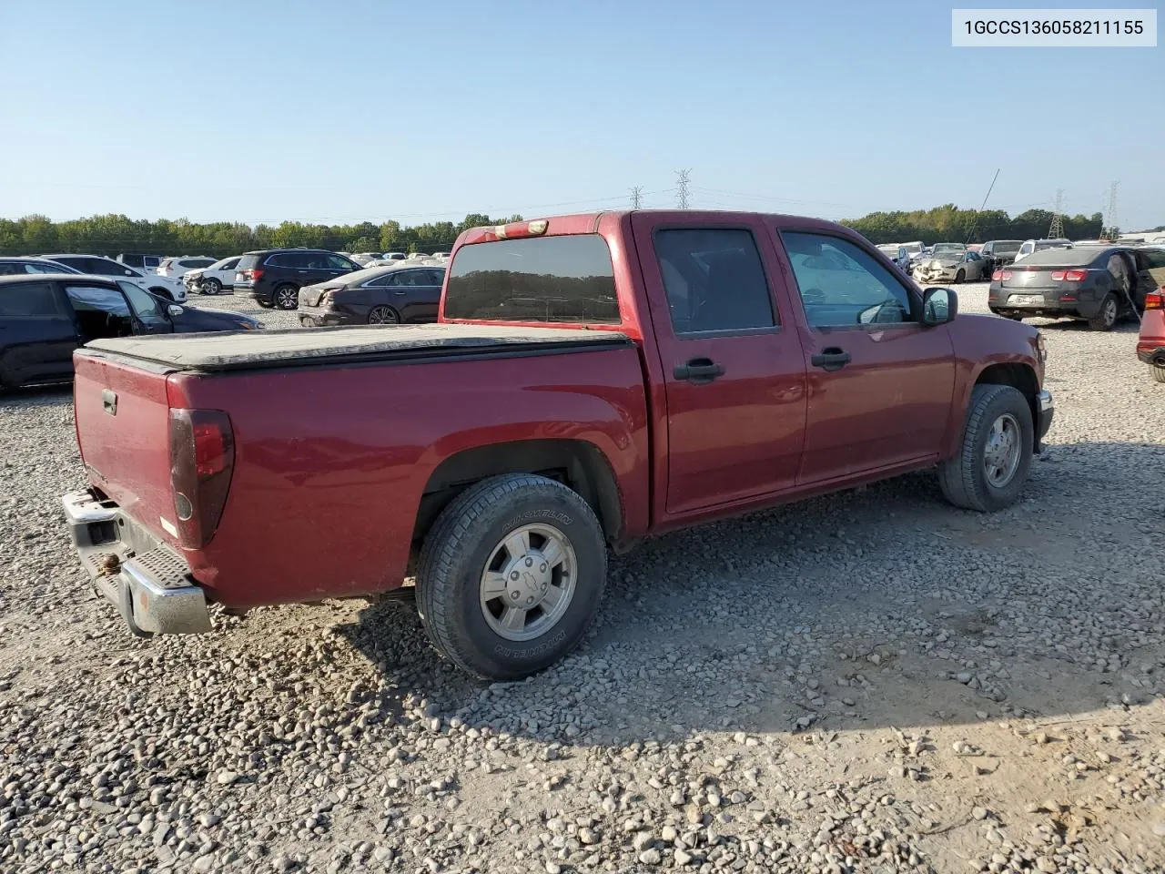 2005 Chevrolet Colorado VIN: 1GCCS136058211155 Lot: 74683674