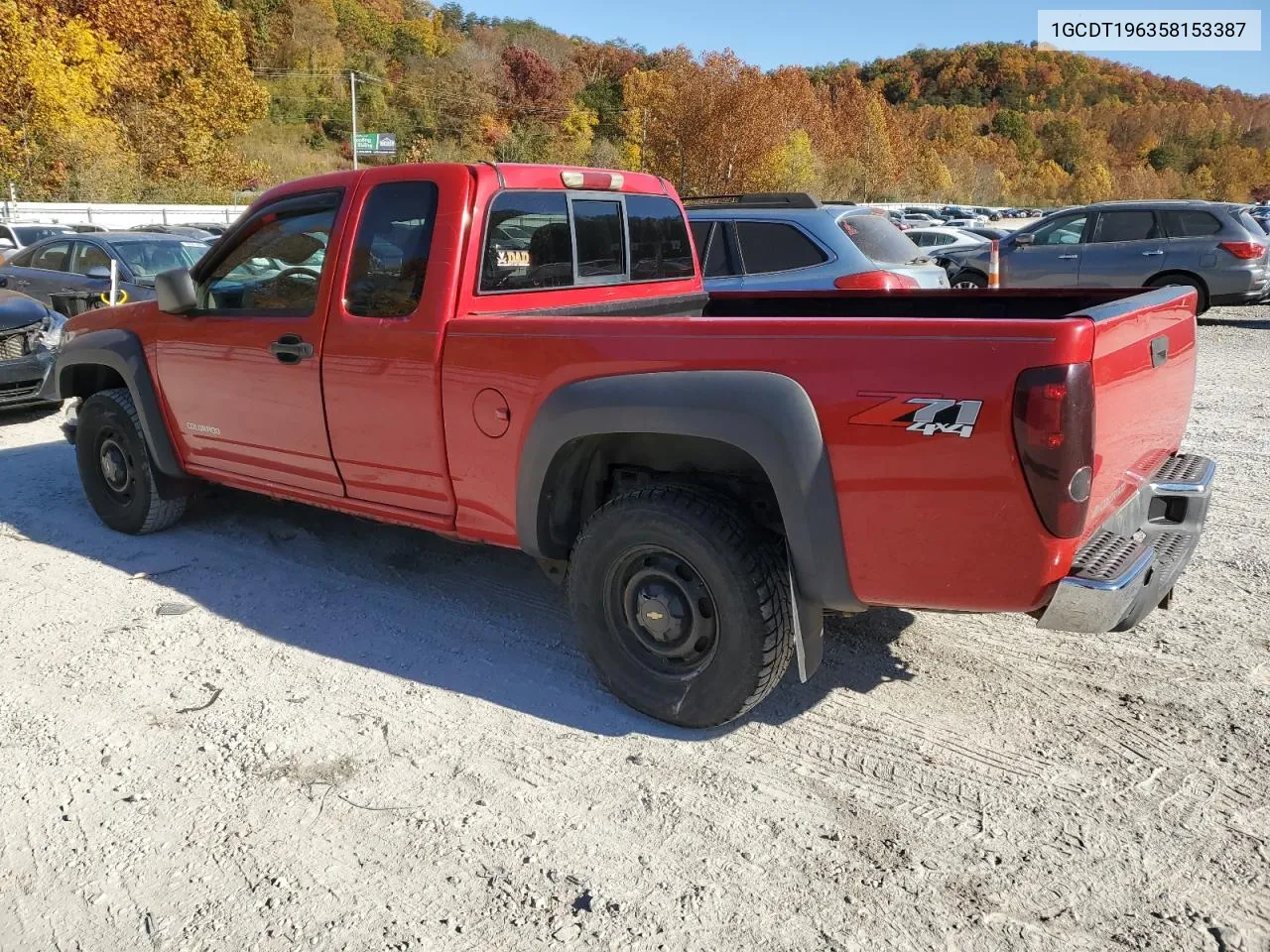 2005 Chevrolet Colorado VIN: 1GCDT196358153387 Lot: 75905714