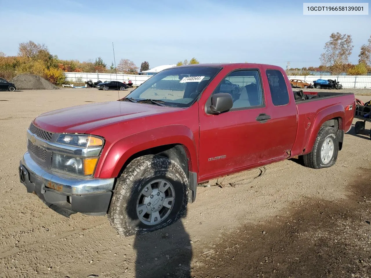 2005 Chevrolet Colorado VIN: 1GCDT196658139001 Lot: 77448544