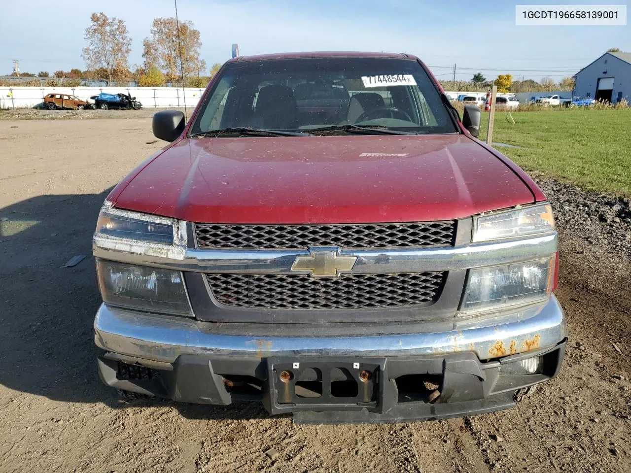 2005 Chevrolet Colorado VIN: 1GCDT196658139001 Lot: 77448544