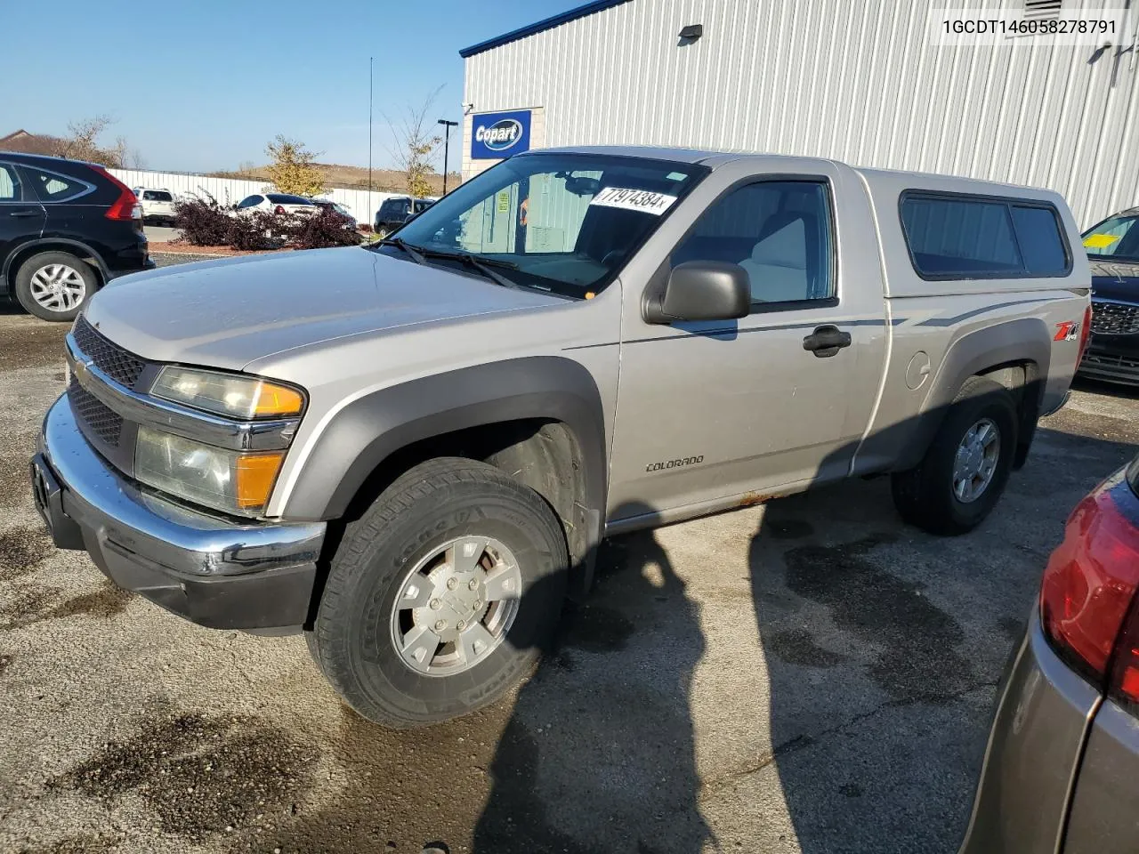 2005 Chevrolet Colorado VIN: 1GCDT146058278791 Lot: 77974384