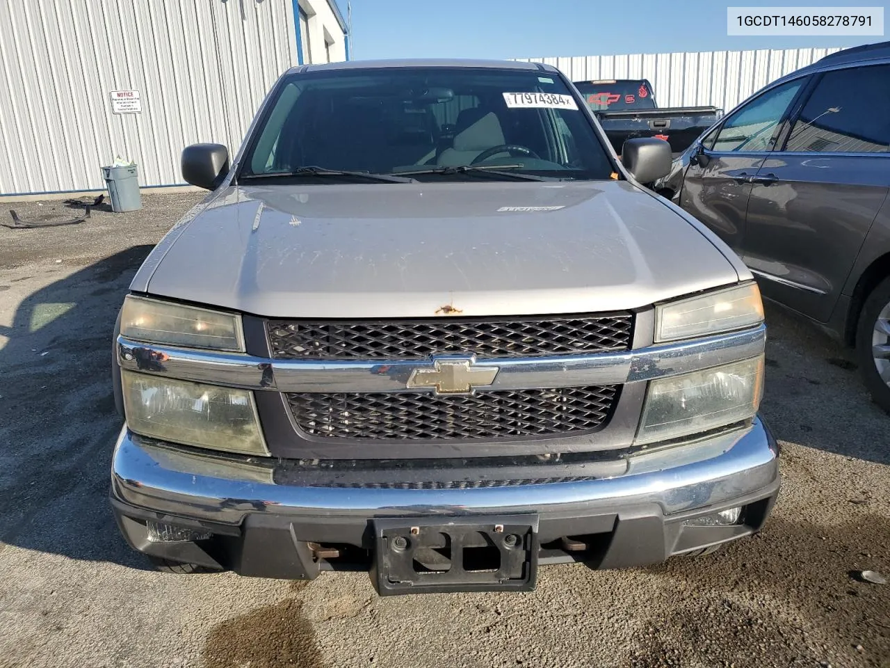 2005 Chevrolet Colorado VIN: 1GCDT146058278791 Lot: 77974384