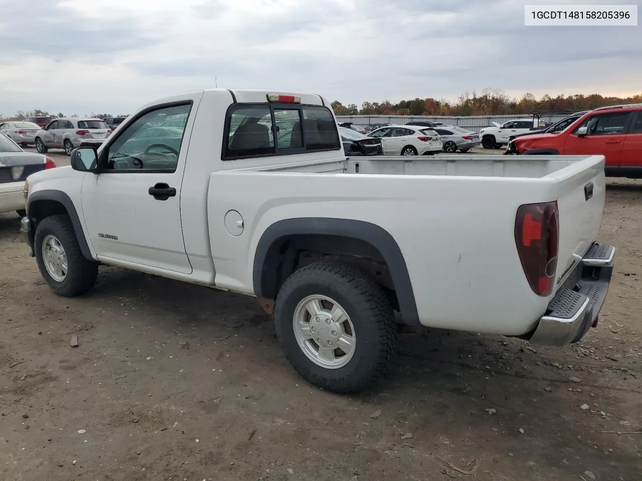 2005 Chevrolet Colorado VIN: 1GCDT148158205396 Lot: 79038394