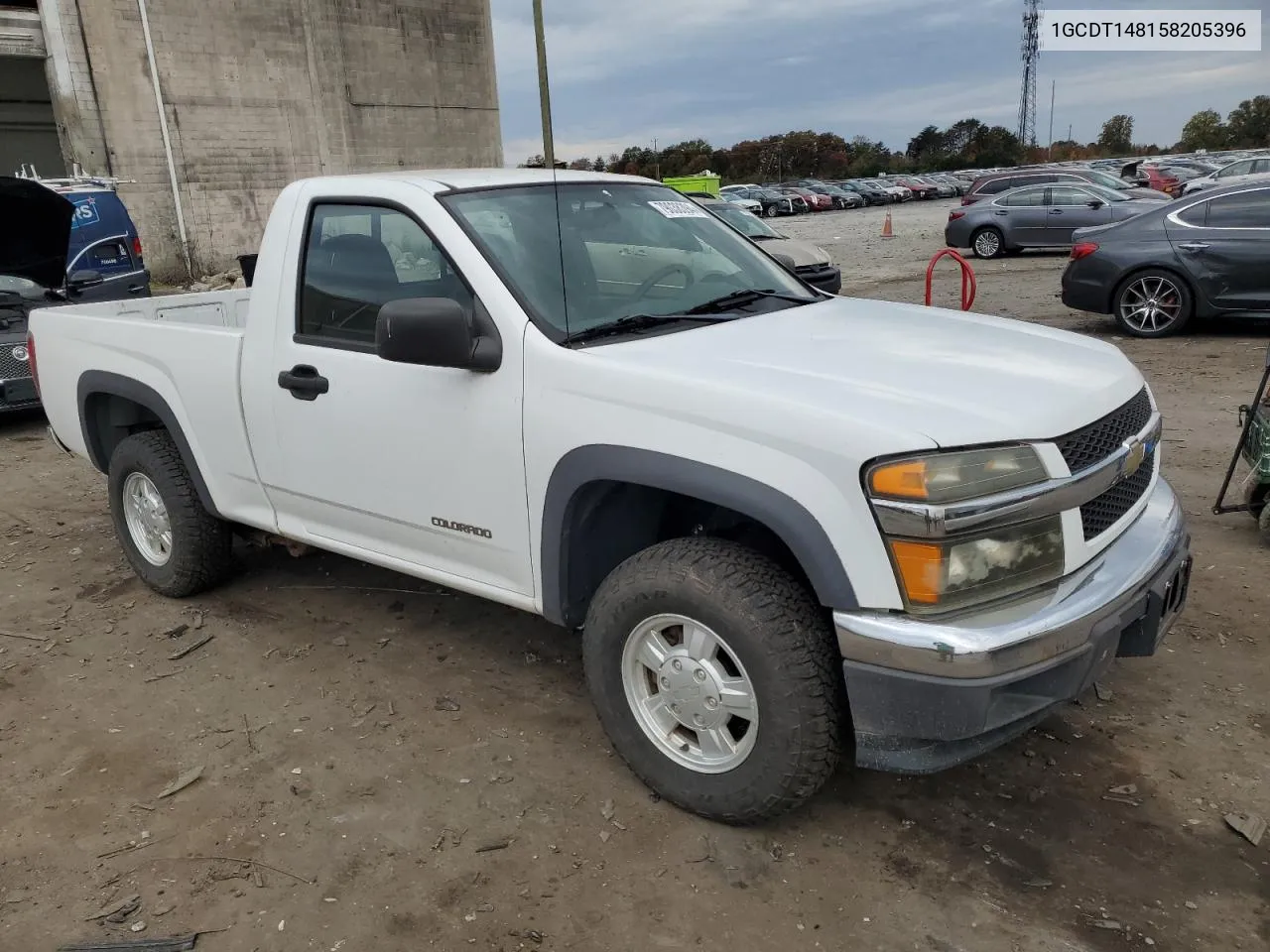 2005 Chevrolet Colorado VIN: 1GCDT148158205396 Lot: 79038394