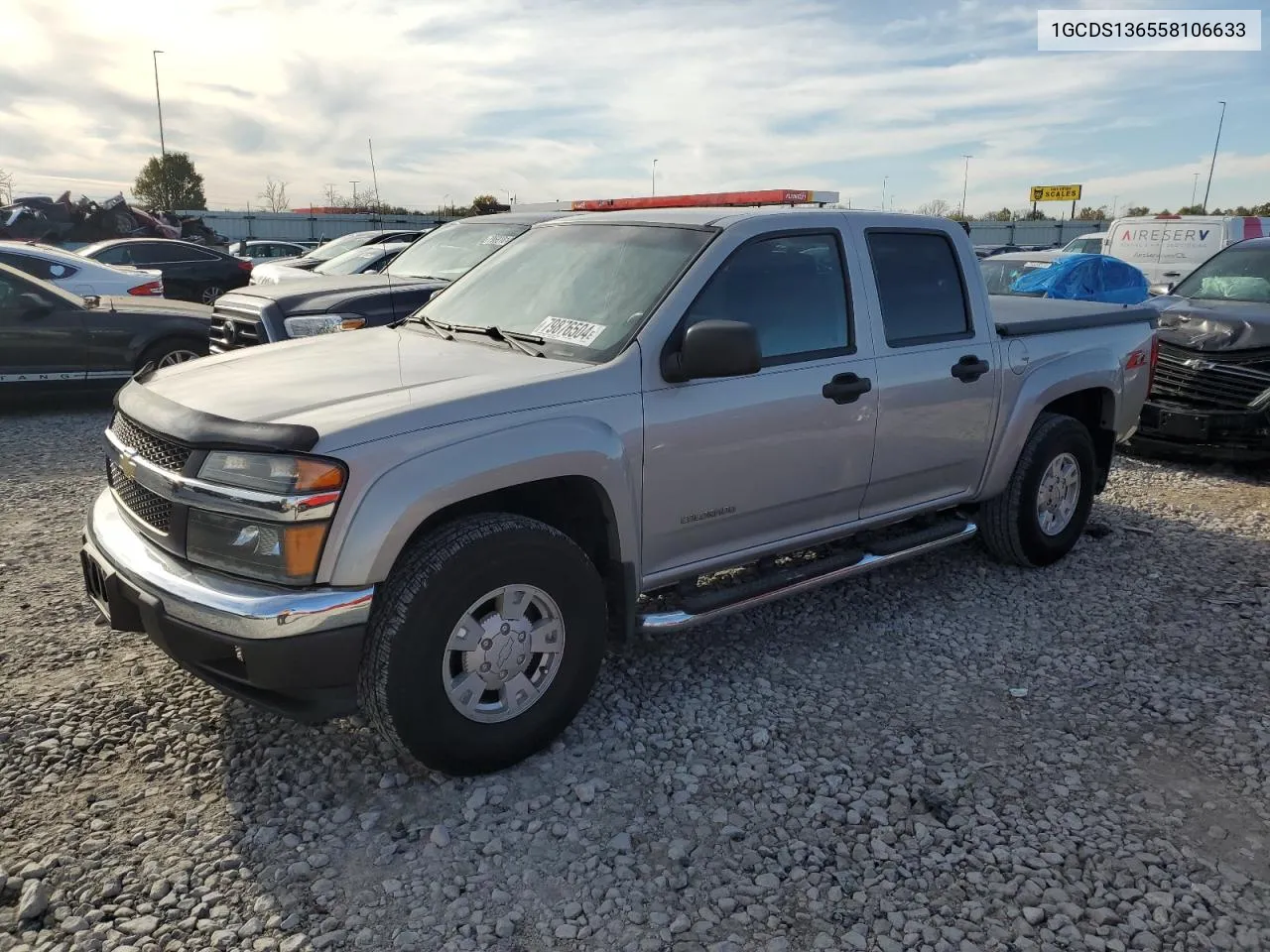 2005 Chevrolet Colorado VIN: 1GCDS136558106633 Lot: 79876504