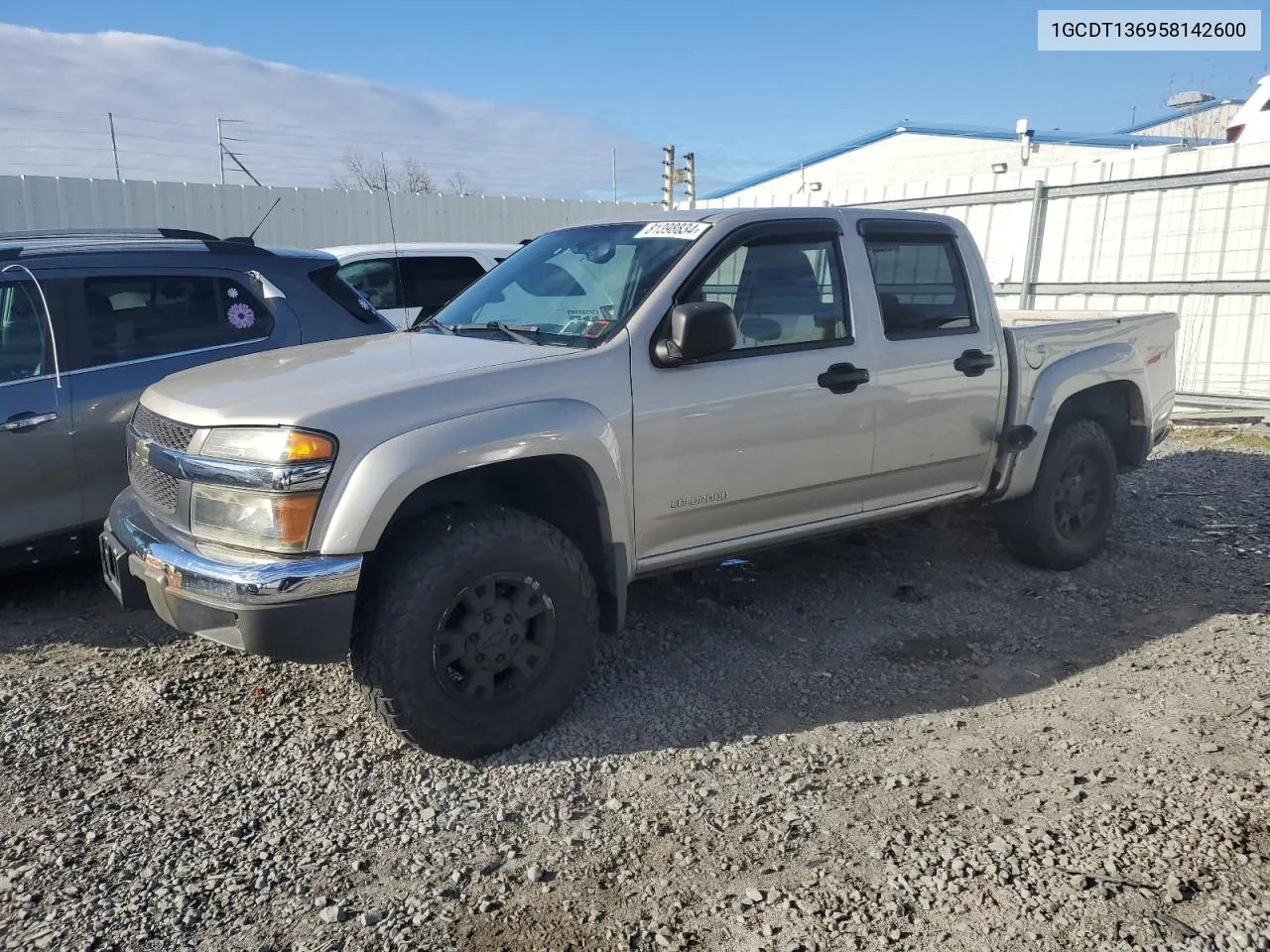 2005 Chevrolet Colorado VIN: 1GCDT136958142600 Lot: 81398834