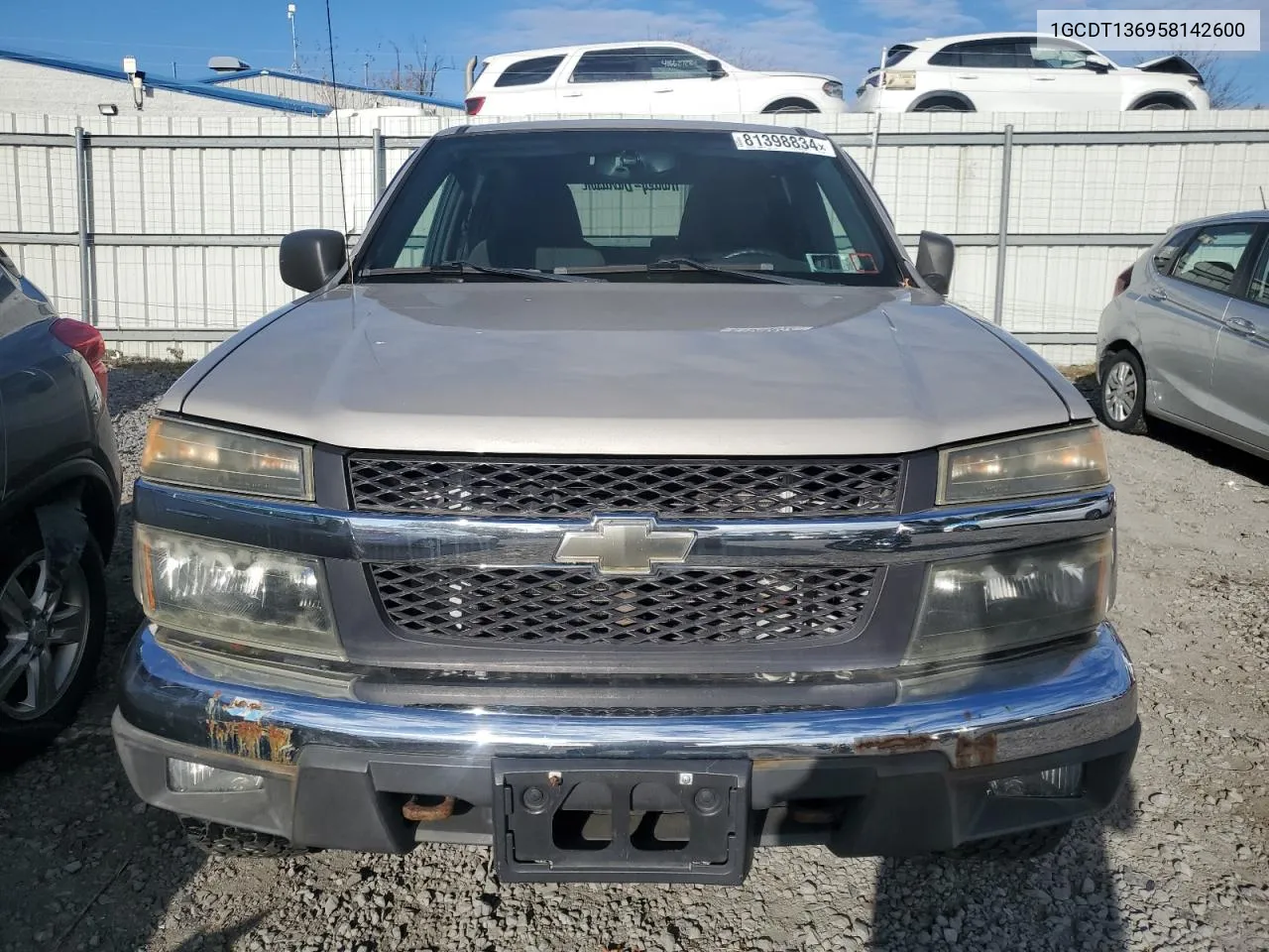 2005 Chevrolet Colorado VIN: 1GCDT136958142600 Lot: 81398834