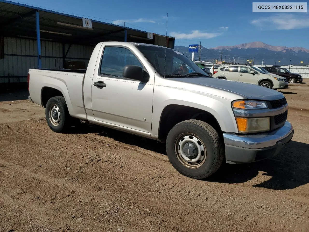 1GCCS148X68321115 2006 Chevrolet Colorado