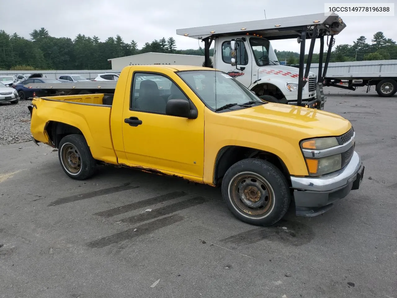 2007 Chevrolet Colorado VIN: 1GCCS149778196388 Lot: 67078374